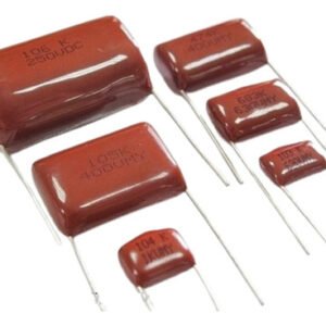 Kit 5 Peças Capacitor Poliester 6m8 X 250v (6,8uf)