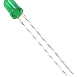Kit 100 Peças - Led De 3mm Verde Difuso