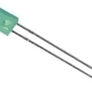 Kit 50 Peças - Led Retangular 2x5x7 Difuso Verde