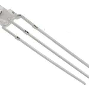 Kit 50 Peças - Led 3mm Bicolor Catodo Comum Vm/vd Transparente 3 Terminais