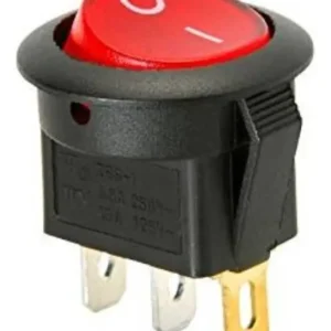Kit 10 Peças - Chave Gangorra Kcd1-106a On/off 6a 3t Vm C/ Neon
