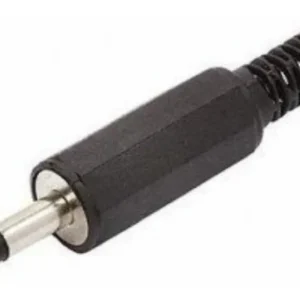 Kit 100 Peças - Plug P2 Mono Plastico 3,5mm Para Cabo Preto
