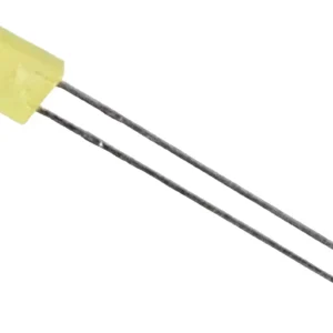 Kit 100 Peças - Led Retangular 2x5x7 Difuso Amarelo