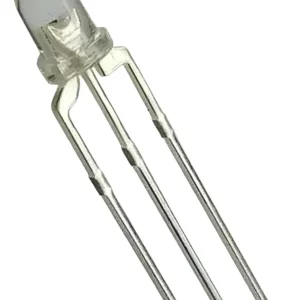 Kit 200 Peças - Led 3mm Bicolor Catodo Comum Vm/vd Leitoso 3 Terminais
