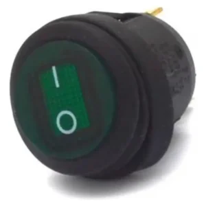 Kit 5 Peças Chave Gangorra Redonda A Prova D' Agua Kcd-105w Neon Vd