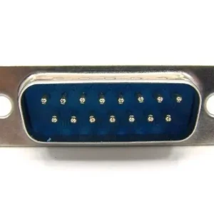 Kit 50 Peças - Conector Db15 Macho + Capa Kit Curto Pt