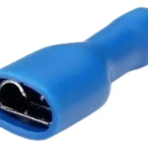 Kit 1000 Peças Terminal Faston Isolação Total 1,50-2,50mm² Azul