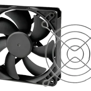 Kit 5 Peças Micro Ventilador + Grade Metálica 120x120x25mm 12v
