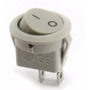 Kit 100 Peças - Chave Gangorra Kcd1-106 On/off 6a 250v 3t Bege