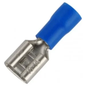 Kit 50 Peças - Terminal Faston 6,3mm Femea 1,50-2,50 Mm² Azul
