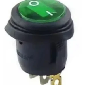 Chave Gangorra Redonda A Prova D' Agua Kcd-105w Neon Verde