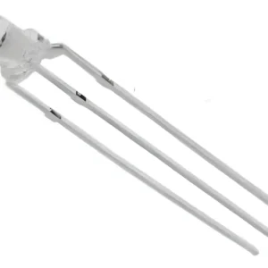 Kit 10 Peças - Led 3mm Bicolor Catodo Comum Vm/vd Leitoso 3 Terminais 2v Bicolor