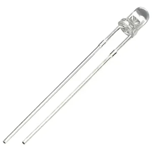 Kit 10 Peças - Led Pisca 3mm Vermelho Transparente