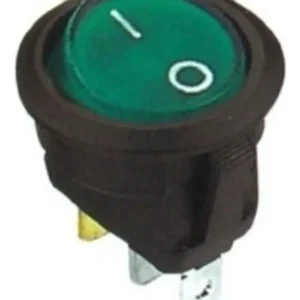 Kit 5 Peças - Chave Gangorra Kcd1-106a On/off 6a 3t Vd C/ Neon
