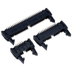 Kit 10 Peças - Conector Header 34p C/ Travas 180º Pci
