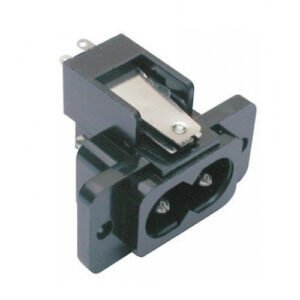 Kit 50 Peças - Tomada Bipolar Macho Tipo 8 Ac-001