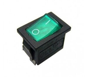 Kit 50 Peças - Chave Gangorra 2 Posições Kcd1-102n Verde Neon