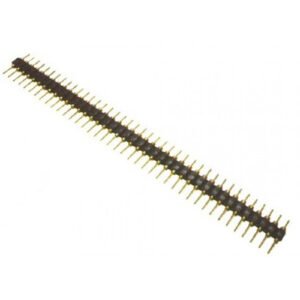 Kit 50 Peças Barra De Pinos Bspi 1x40 Vias Torneada 2 Lados 180g