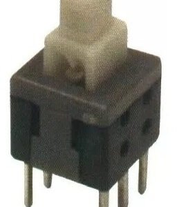 Kit 100 Peças - Chave Botão 5,8x5,8 Mm Com Trava