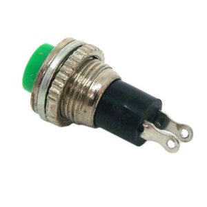 Kit 10 Peças- Chave Push Button Ds-316 Na Sem Trava Verde