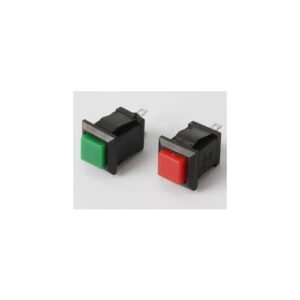 Kit 100 Peças - Chave Push Button Ds431 Na Verde 2t Sem Trava