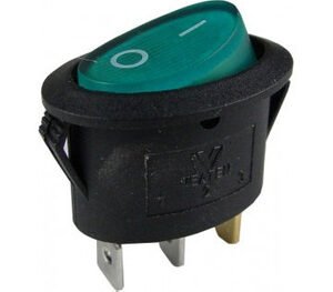 Kit 100 Peças - Chave Gangorra Oval Kcd1-115n Verde C/neon