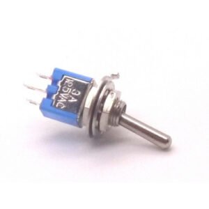 Kit 100 Peças Mini Chave Alavanca Metal On/on 3 Terminais Smts-102