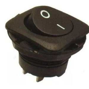 Kit 50 Peças - Chave Gangorra Com Rosca P/ Painel 2 Posições Kcd1-108 Preto