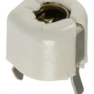 Kit 100 Peças - Capacitor Variável Trimmer Branco 10pf
