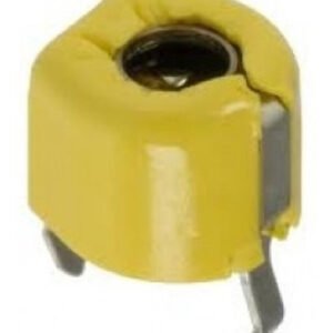 Kit 100 Peças - Capacitor Variável Trimmer Amarelo 40pf
