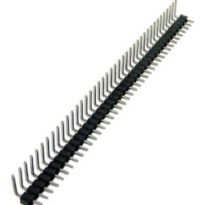 Kit 50 Peças - Barra De Pinos 1x40x14,5mm 90 Graus 2.54 Mm