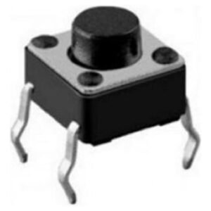 Kit 500 Peças - Chave Tactil 4,5x4,5x3,8mm 4t 180 Graus