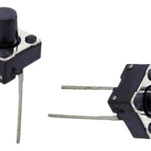 Kit 500 Peças - Chave Tactil 6x6x7mm 2 Terminais 180 Graus