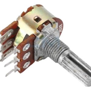 Kit 100 Peças - Potenciômetro Linear Duplo L20 5k 6t Wh148-2