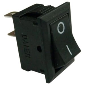 Kit 100 Peças - Chave Gangorra Kcd1-101 Nf Pulsante Preta