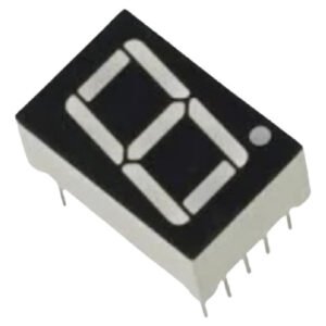 Kit 5 Peças Display 7 Segmentos 0,56 Vermelho Catodo Comum Arduino