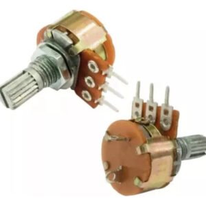 Kit 100 Peças - Potenciômetro Linear 220k L15 C/ Chave Mini Wh160