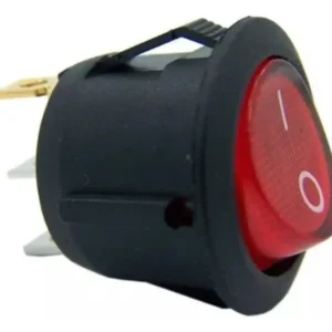 Kit 5 Peças - Chave Gangorra Kcd1-106a On/off 6a 3t Vm C/ Neon