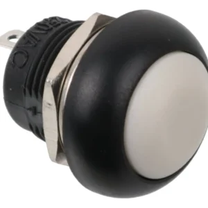 Kit 50 Peças Chave Botão A Prova Dágua 12mm Sem Trava Pbs33 Branco 127/220v