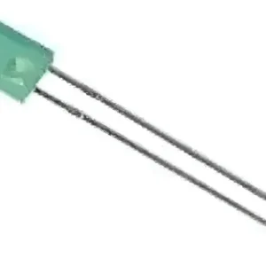 Kit 1000 Peças - Led Retangular 2x5x7 Difuso Verde